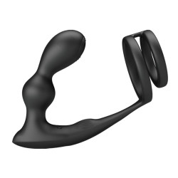 Pretty Love Cockring Plug Marshall Pretty Love 7.5 x 2.7 cm Noir